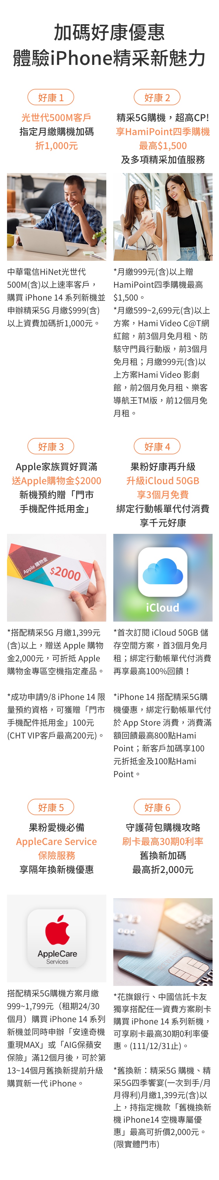 iPhone 14 系列 加碼好康優惠